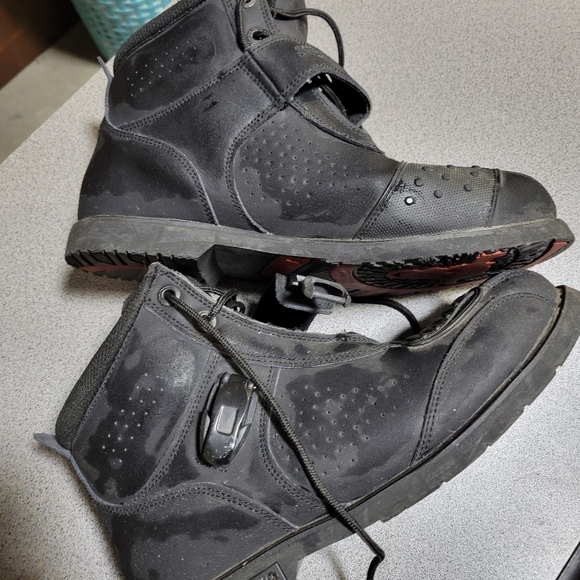 Speed And Strength Hard Knock Life Motorcycle Boots Men's Size 11 Excellent Cond - Picture 5 of 10